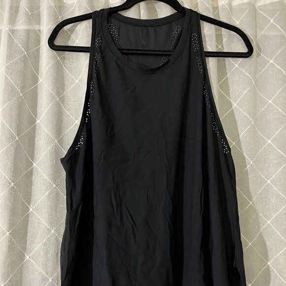 black lululemon athletic tank top size 10 - Picture 1 of 5
